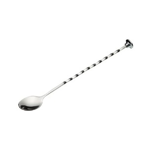 [바크래프트] 칵테일 스푼 28cm BarCraft Stainless Steel Cocktail Mixing Spoon, 28cm, Carded